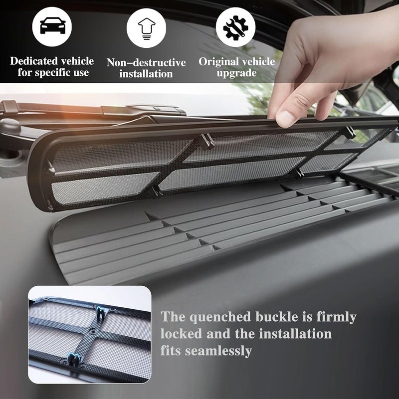 Arcoche Air Intake Protective Cover for Tesla Model Y 2020 2021 2022 2023 2024 2025 (NO- Juniper) Air Vent Cover Air Intake Vent Grille Cover (black) for tesla Model y Air Intake accessories - Image 4